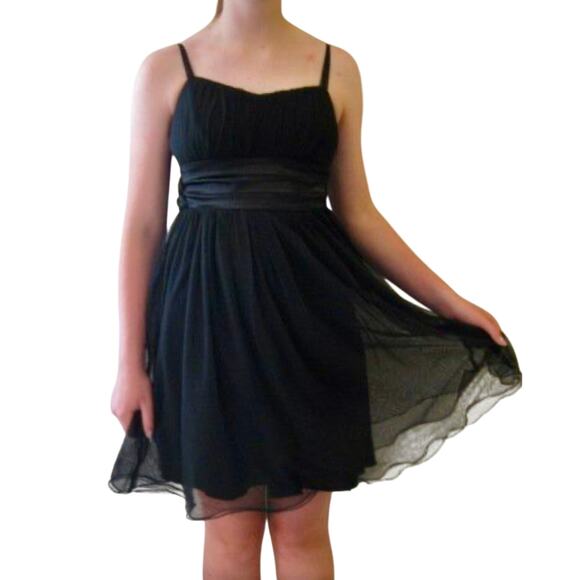 Vintage Studio Y empire sweetheart neckline Dress Y2K gothic emo whimsigoth S - Picture 1 of 16
